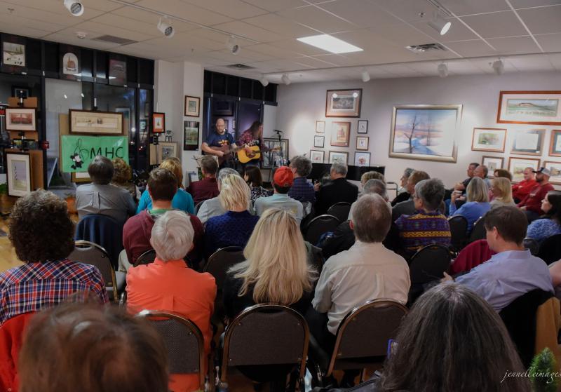 Crowd at P. Buckley Moss